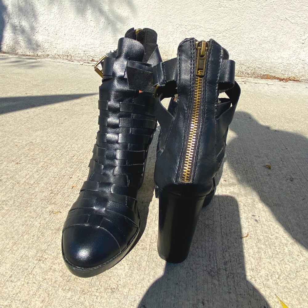 Forever 21 leather booties